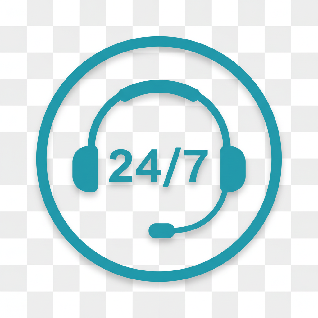 24/7 customer support icon